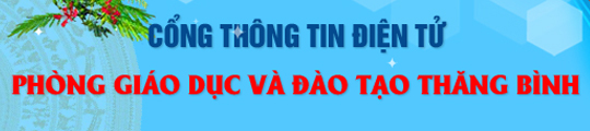 Phòng Giáo dục & Đào tạo Huyện Thăng Bình